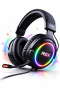 RGB gaming headset with dynamic effects